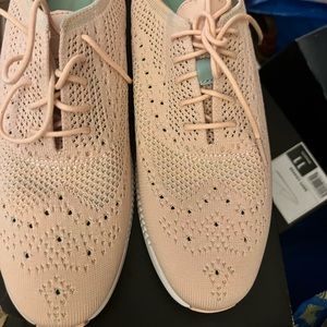 Women’s Pink Cole Haan Zero Grand Knit Oxford